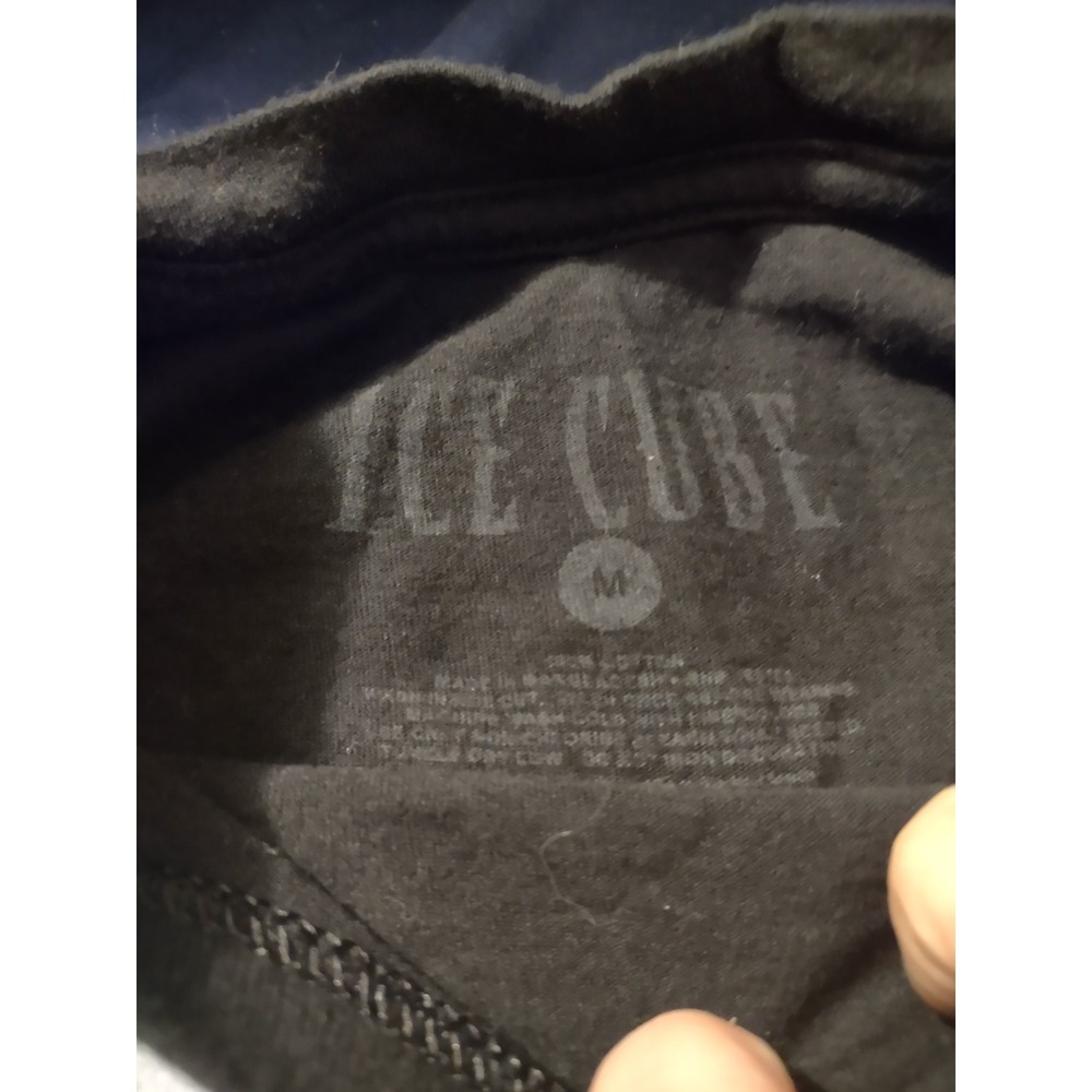 Ice Cube Graphic T-Shirt Black Mens‎ Size Medium 64 Chevy Impala Hip Hop Tee - Picture 2 of 4